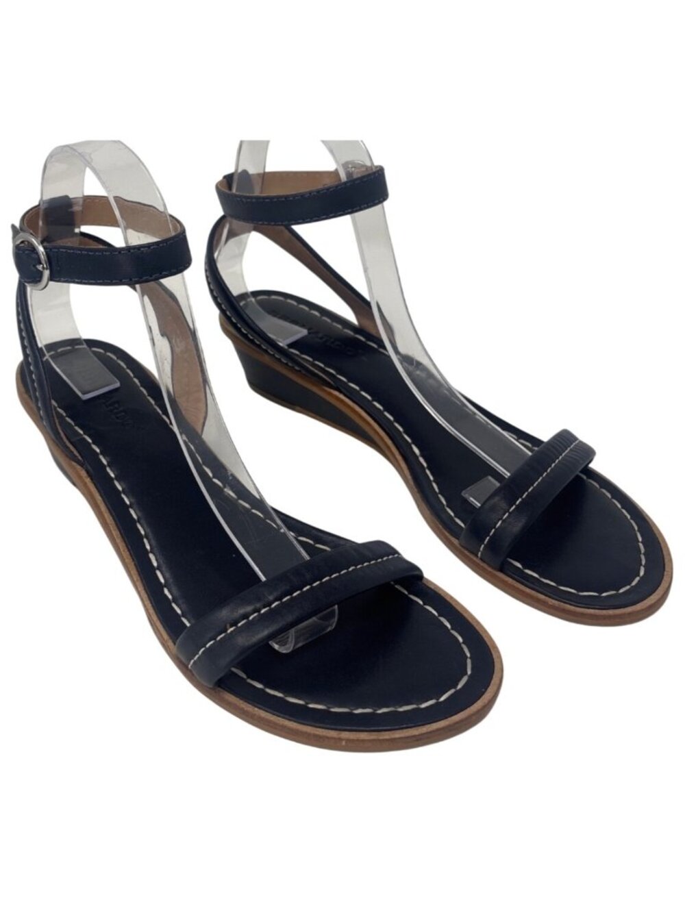 Bernardo Kennedy Leather Wedge Sandal Size 8.5